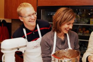 Dr. Gray and His Wife Emily at Ann Arbor Cooks